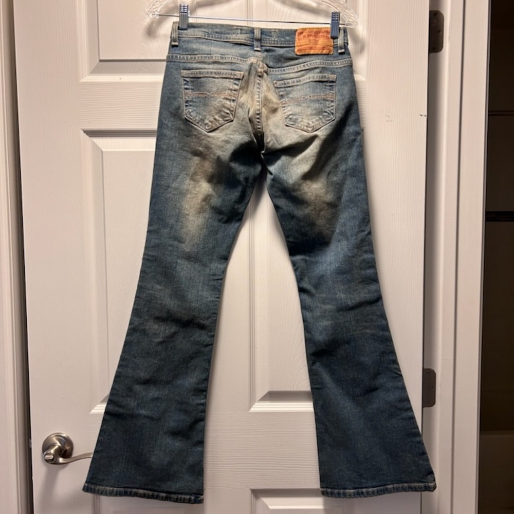 EXPRESS - Vintage Low-rise Flared "Cetine" Jeans Size 2 : NWOT - Picture 2 of 5